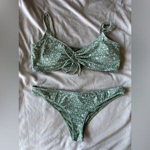 L.A. Hearts green floral bikini